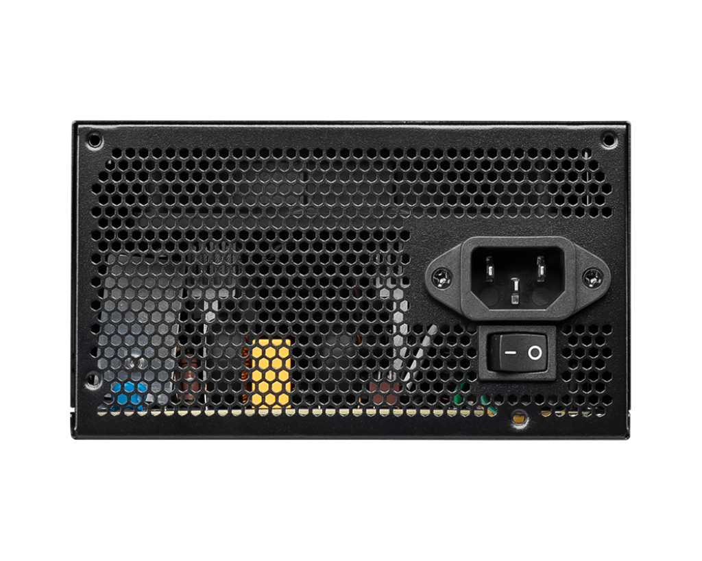 MSI MAG A600DN Power Supply 600W , 80 PLUS Non-Modular , 120mm Hydro Bearing Fan , Flat Cable Equipment , Active PFC Design , OCP OVP OPP SCP Protection – BLACK