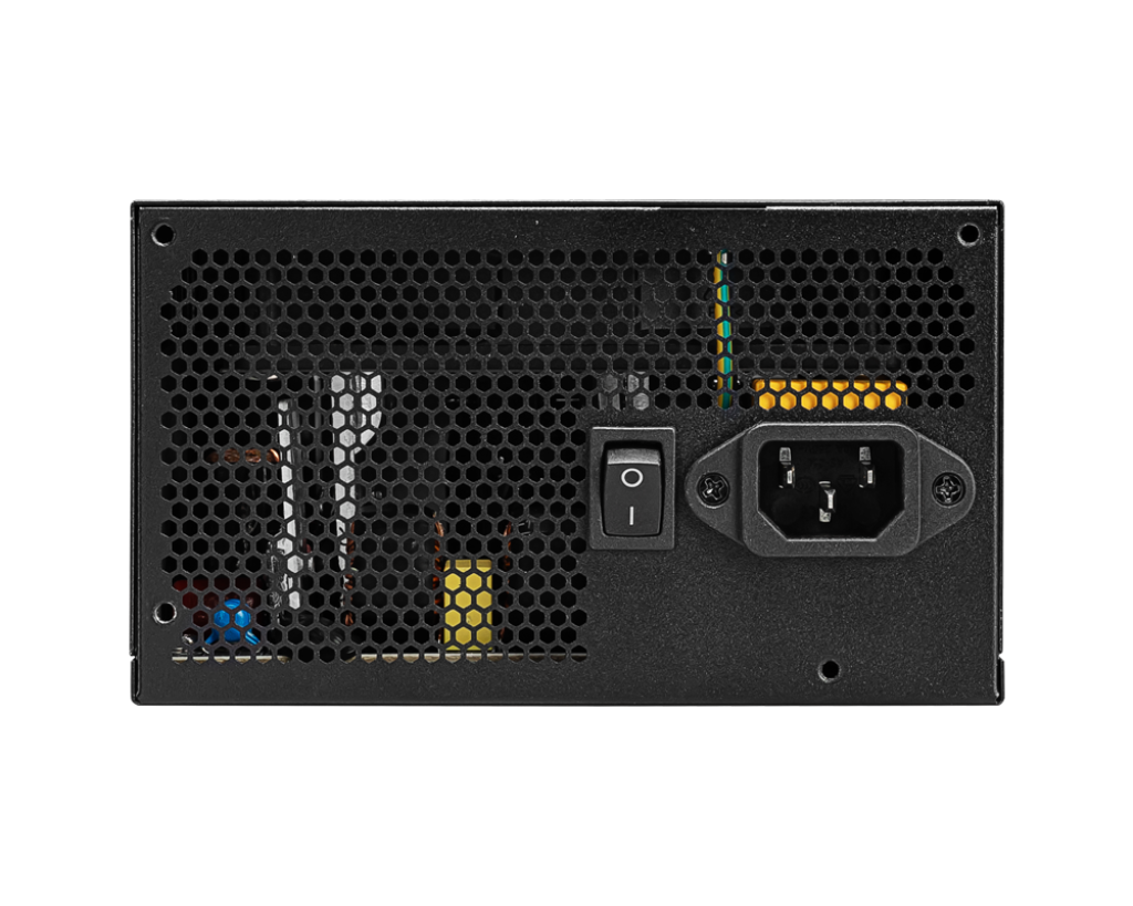 MSI MAG A650BNL Power Supply 650W , 80 PLUS Non-Modular , 120mm Hydro Bearing Fan , Flat Cable Equipment , Active PFC Design , OCP OVP OPP SCP Protection – BLACK