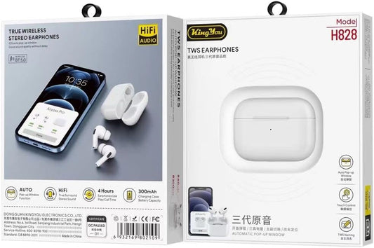 King You – True Wireless Stereo III Earphone H828 BT 5.0 TOUCH CONTROL