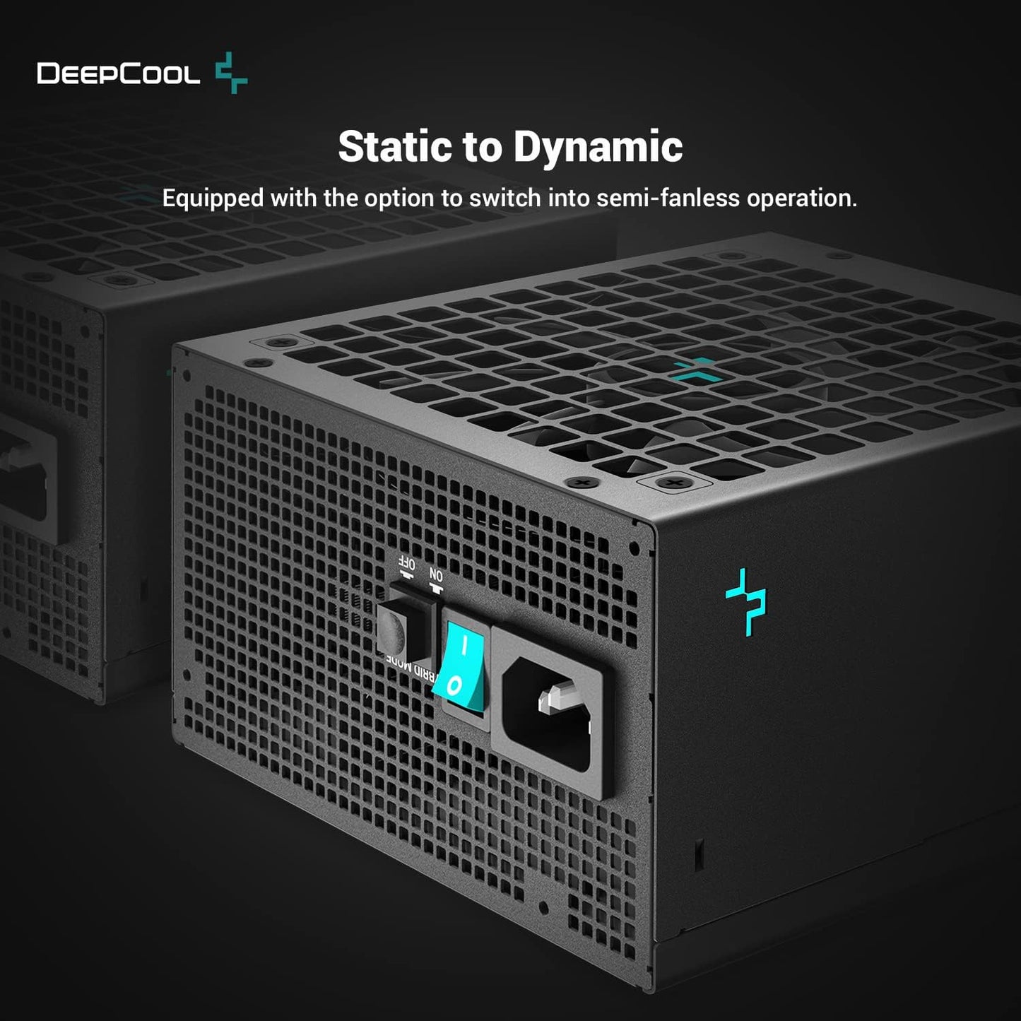DeepCool PX1000G Power Supply 1000w ATX 3.0 Fully Modular 80 PLUS Gold PSU Cybenetics Platinum With PCI-E Gen 5.0 12VHPWR Ports And 105℃ Japanese Capacitors Hybrid Mode 135mm FDB Fan