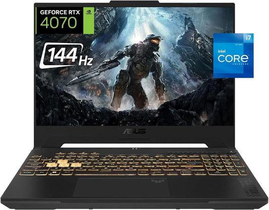 ASUS TUF F15 Military Grade Gaming Laptop | Intel® Core™ I7-13620H | RAM 16GB DDR5 | 512GB NVMe SSD | NVIDIA GeForce RTX 4070 | 15.6-Inch, FHD 144hz Display | Mecha Gray