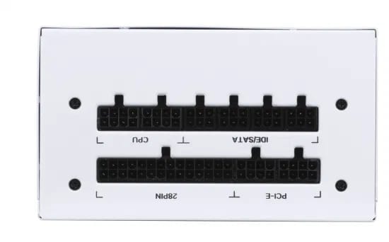 Segotep GM750W 750W Power Supply, 80 Plus Gold Full Modular PCIe 5.0 & ATX 3.0 Gaming PSU For NVIDIA RTX 20/30/40 Series & AMD GPU, 120mm Silent FDB Fan – WHITE
