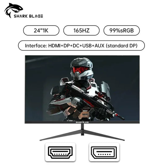 shark blade(24 inch,27 inch) 165HZ 1MS IPS GAMING MONITOR