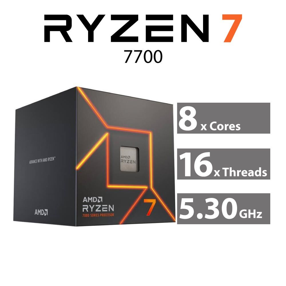 AMD Ryzen 7 7700 動作品　CPU AMD Ryzen 7 7700 review | PC Gamer