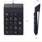 Mini Slim Wired USB Numeric Digital Keyboard Number Pad (18 Keys)