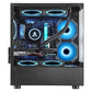 Segotep Endura Pro+ PC Gaming Case (E-ATX / ATX / M-ATX / ITX Supported) 436mm*230mm*456mm , Tempered Glass , Supports Up To 360mm Radiators , No Build-In Fans – White