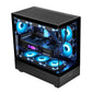 Segotep Endura Pro+ PC Gaming Case (E-ATX / ATX / M-ATX / ITX Supported) 436mm*230mm*456mm , Tempered Glass , Supports Up To 360mm Radiators , No Build-In Fans – White