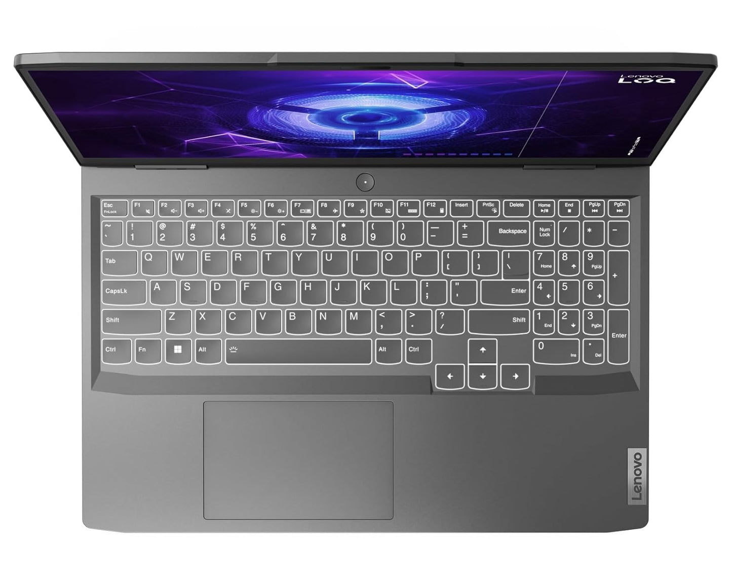 Lenovo LOQ 15IRH8 82XV00UEAK  Intel Core I5-12450H  (8GB DDR5 / 512GB SSD / DOS / NVIDIA RTX 2050 4GB Graphics ) 15.6″ FHD IPS 144Hz 350Nits , KEYBOARD WHITE BACKLIT ENGLISH / With Lenovo M100 RGB Gaming Mouse