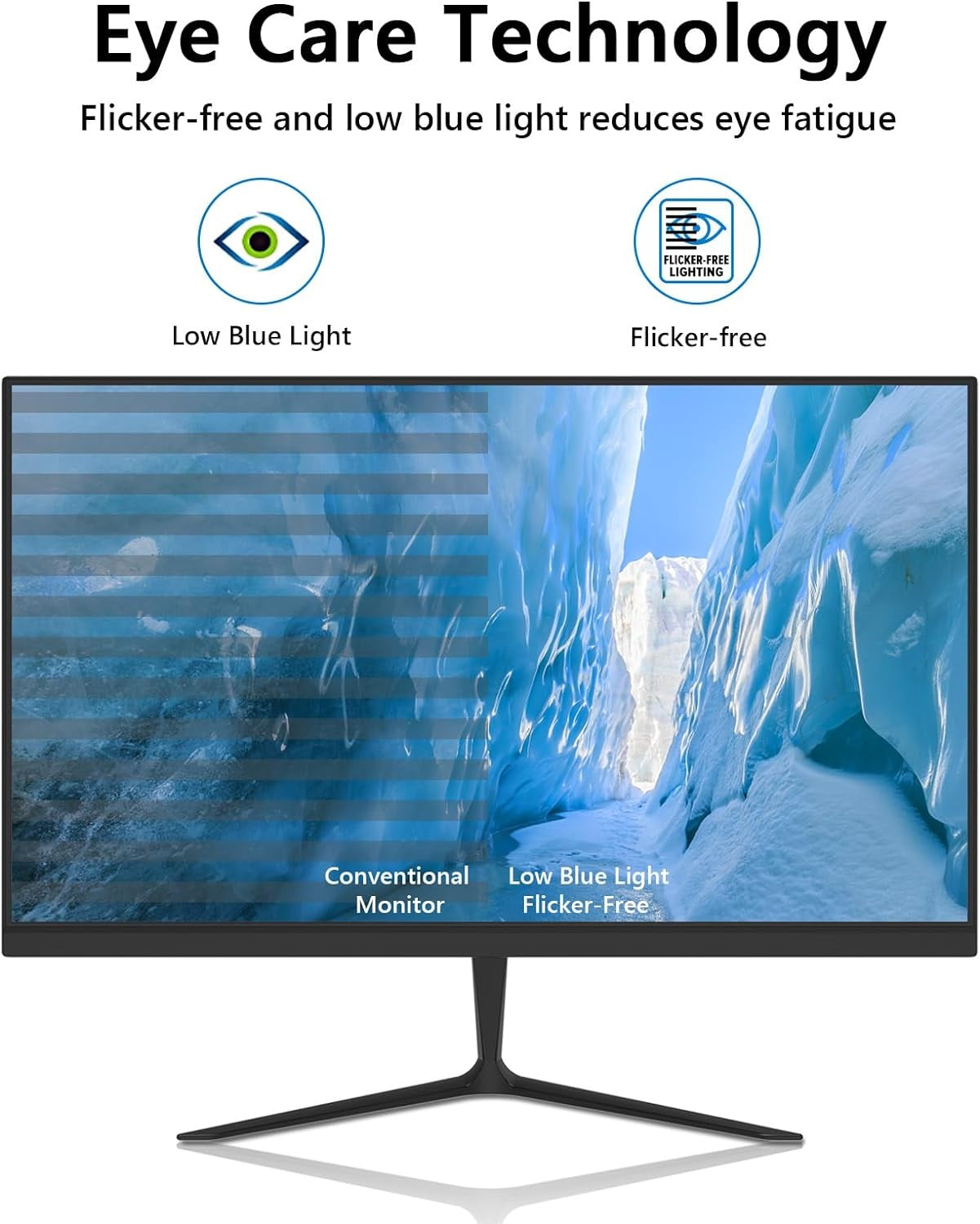 DAHUA B-Series  24” FHD Monitor , 100 Hz Micro Bezel Design VA Panel With 5MS Response , 1920 X 1080p Resolution , VESA , 178° Extra-Wide Viewing , Built-In Speakers , Anti-Blue Light Eye Protection