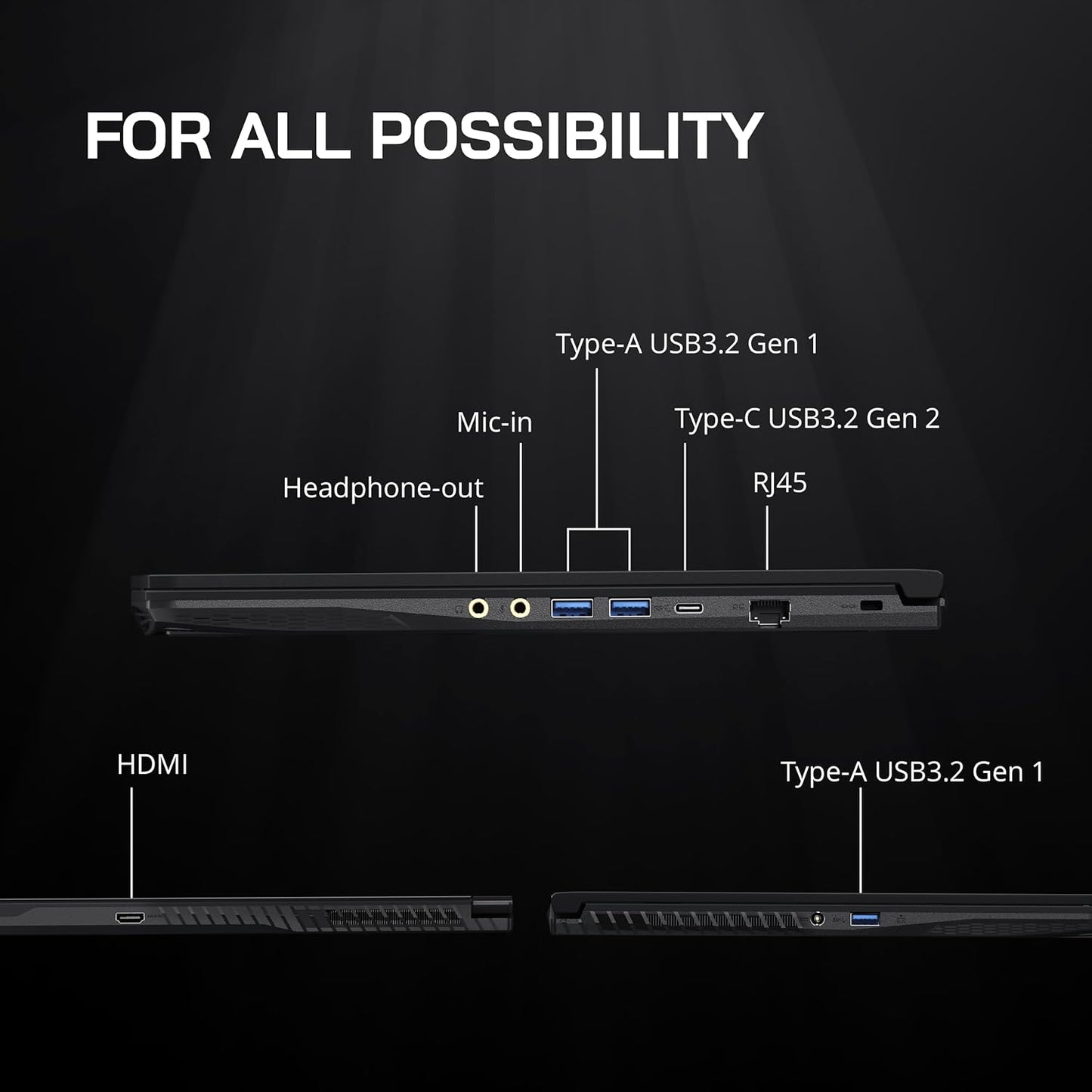 MSI Thin GF63  Intel Core I5-12450H Processor 4.4GHz| NVIDIA GeForce RTX 2050 ‎,4 GB | 8GB ‎DDR4 RAM, 1TB NVME PCIe SSD | 15.6” FHD 144Hz | Backlit Gaming Keyboard | WiFi 6,Win 11 | Black