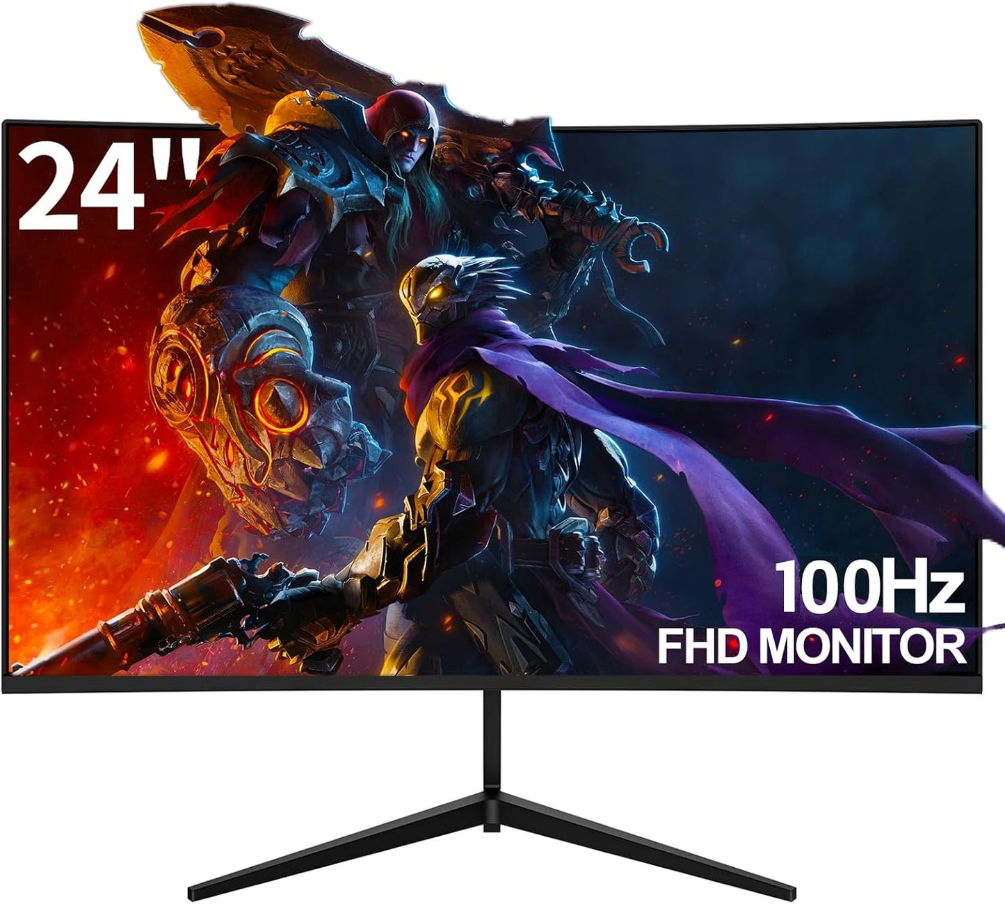 DAHUA B-Series  24” FHD Monitor , 100 Hz Micro Bezel Design VA Panel With 5MS Response , 1920 X 1080p Resolution , VESA , 178° Extra-Wide Viewing , Built-In Speakers , Anti-Blue Light Eye Protection