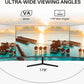 DAHUA B-Series  24” FHD Monitor , 100 Hz Micro Bezel Design VA Panel With 5MS Response , 1920 X 1080p Resolution , VESA , 178° Extra-Wide Viewing , Built-In Speakers , Anti-Blue Light Eye Protection