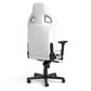 EPIC WHITE EDITION; High-Tech Vinyl ; NOBLECHAIRS GAMING CHAIR ; FULLY ADJUSTABLE PARTS “AWARD WINNING”