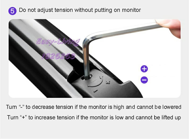 Dual Monitor Desk Mount Stand Gas Spring 360 Degree Full Rotation ; Computer Monitor Arm For Two Screens 17″ – 27″ Inch With 2~9 Kg Load Capacity For Each Display ;  F160