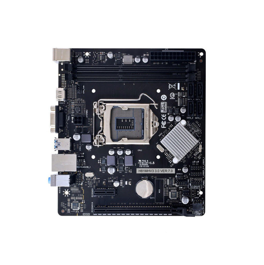 Motherboard Biostar H81MHV3 LGA1150, H81, DDR3