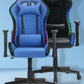 GEATIX UT-B918 High-Back Ergonomic Gaming Chair With RGB LED Lights, Headrest, Lumbar Support, Height Adjustable Swivel Recliner Chair – BLACK